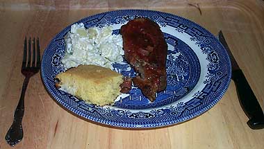 Ribs with Potato Salad