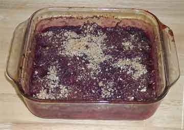 berry crumble