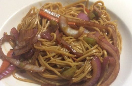 Vegetable Hakka Noodles