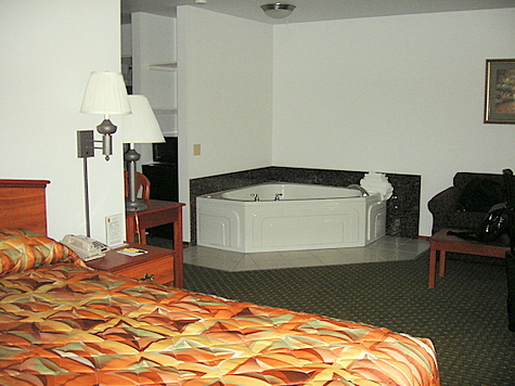 Our room at the Super 8 Cloverdale