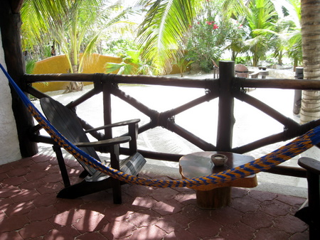 Room balcony at  La Palapa - Isla Holbox