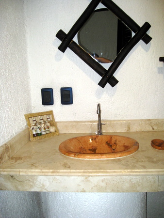 Bathroom at  La Palapa - Isla Holbox