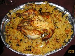 Chicken with Fruited Rice