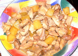 Cambodian Chicken with pineapple