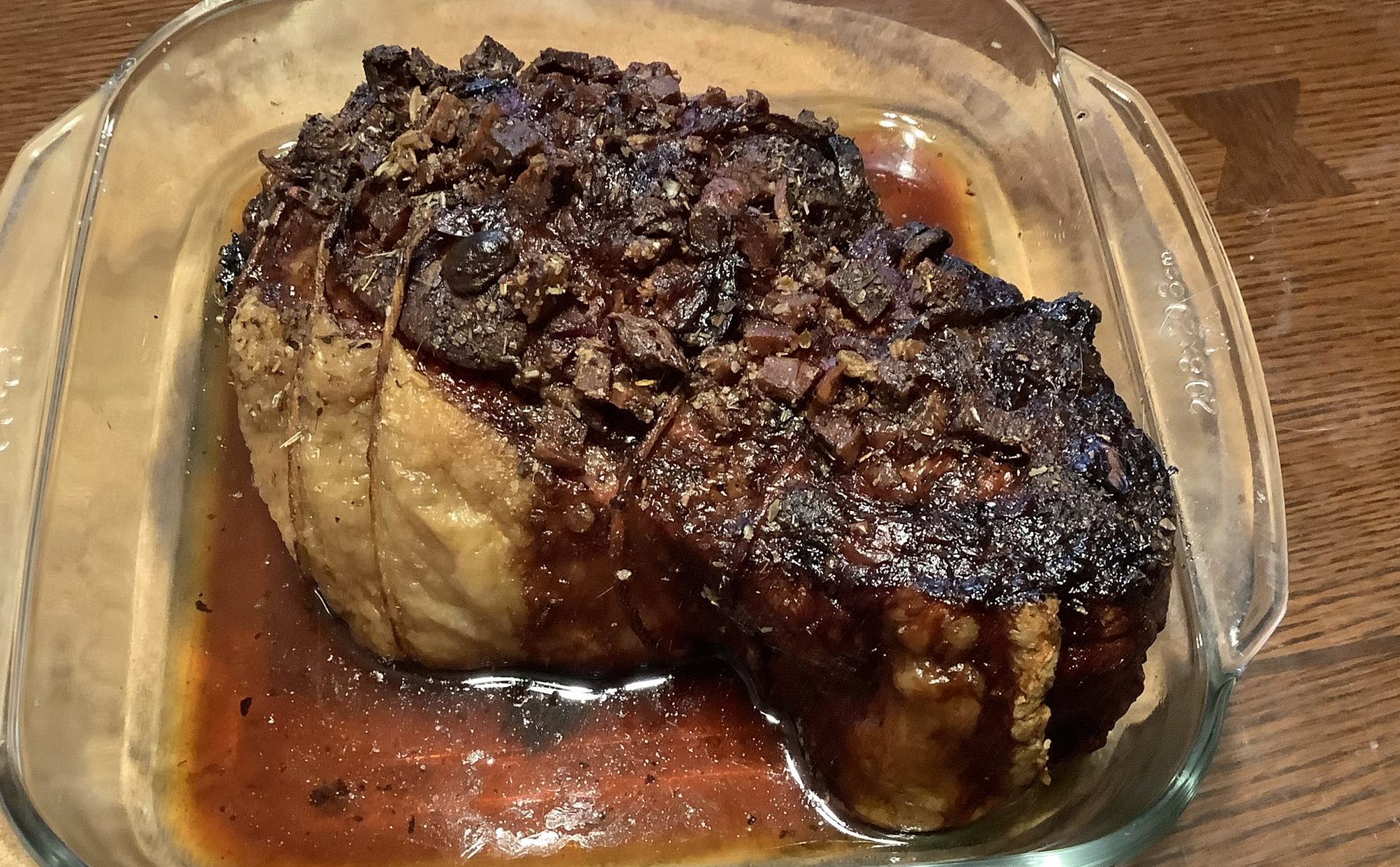 Chorizo Stuffed Pork Shoulder