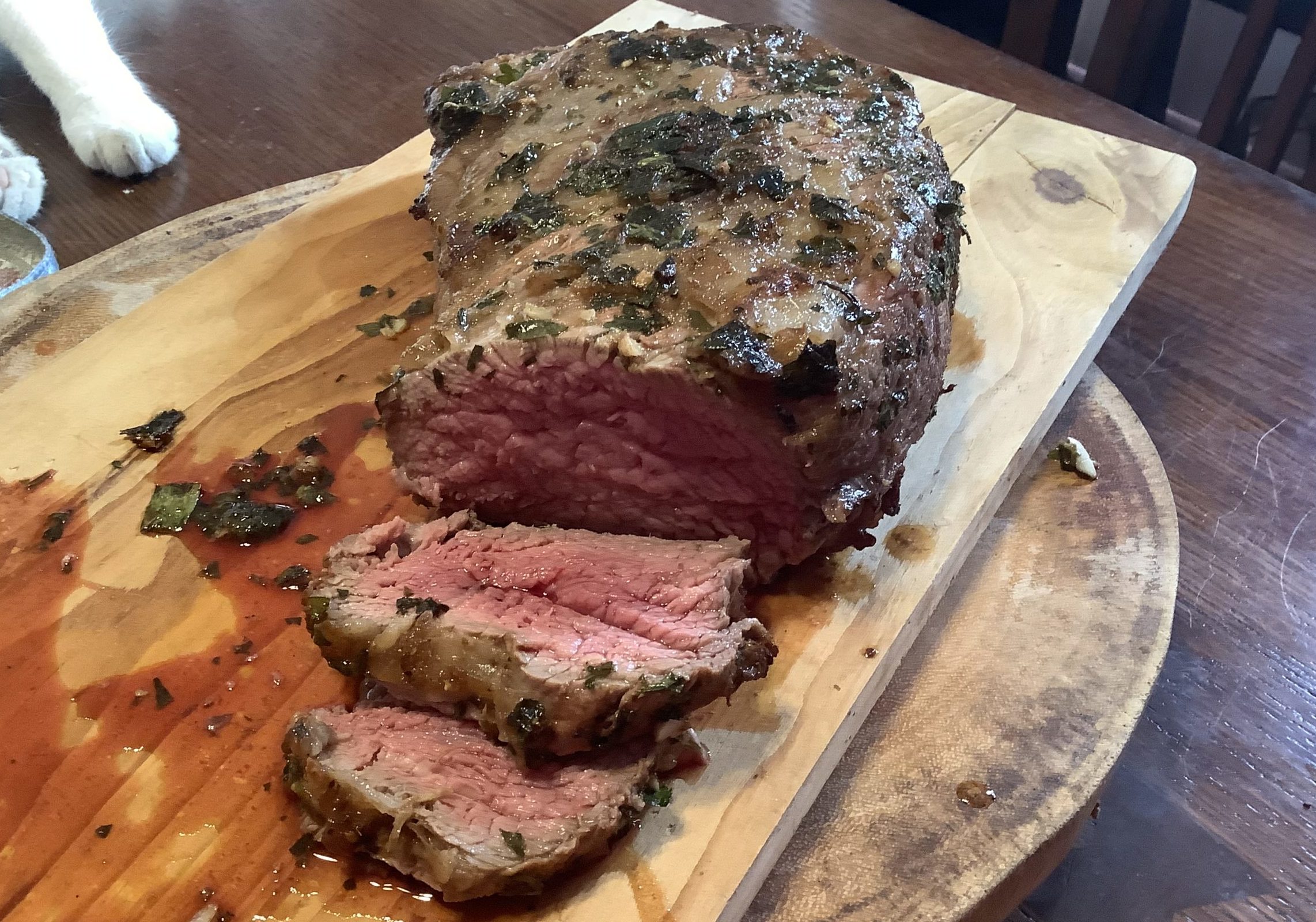 Tri-tip Roast with Chimichurri Verde