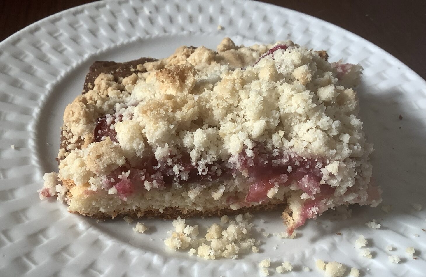 Plum Cake with Streusel