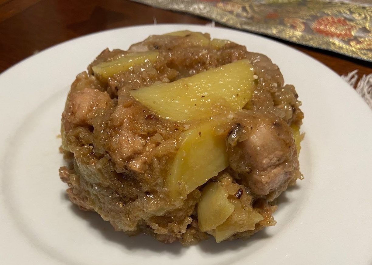 Steamed Pork with Rice Powder