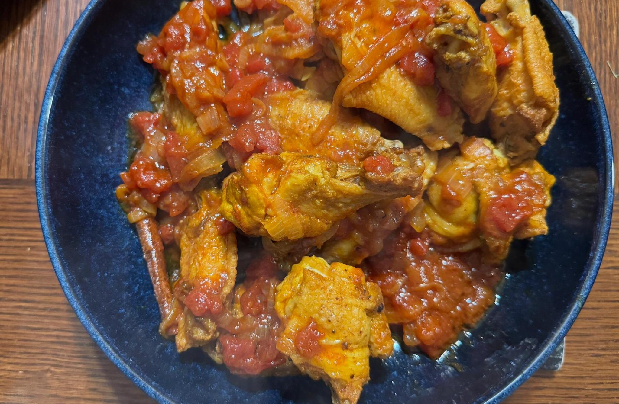 Chicken wings with Tomatoes